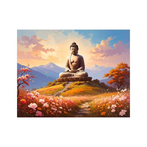 Wandbild Budddha Hill 1