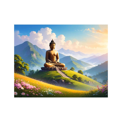 Wandbild Budddha Hill 2