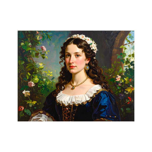 Wandbild Portrait Oelgemaelde