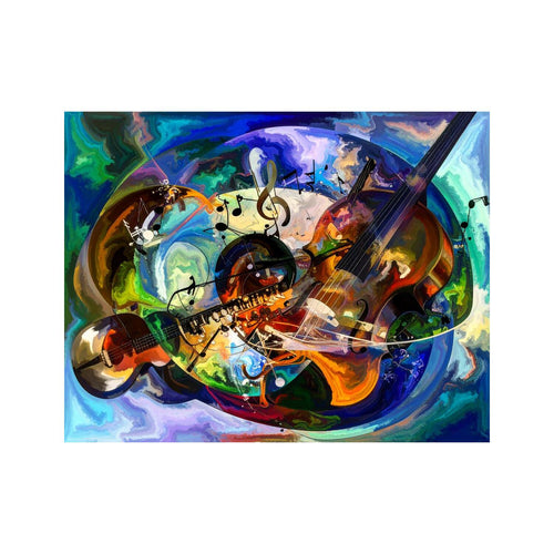 Wandbild Modern Jazz Art