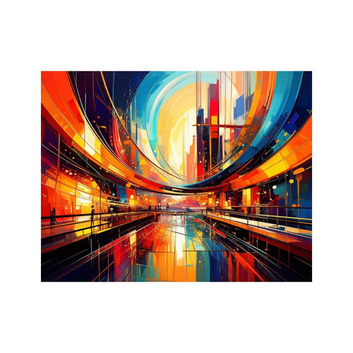 Wandbild Modern Futuristic Art
