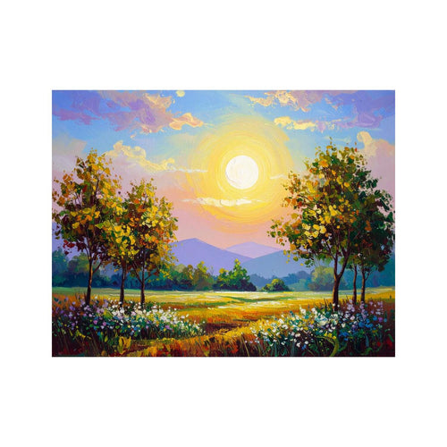 Wandbild Sonnenuntergang InDer Provinz 2