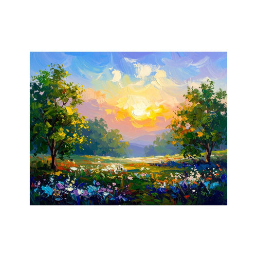 Wandbild Sonnenuntergang InDer Provinz 3