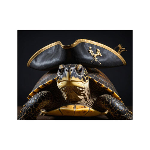 Wandbild Schildkroete Als Pirat