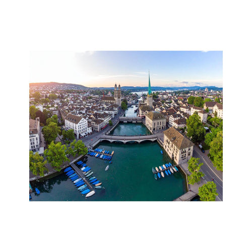 Wandbild Zürich Skyline 1