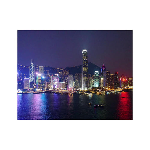 Wandbild Hongkong Skyline