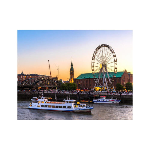 Wandbild Hamburg Skyline 2