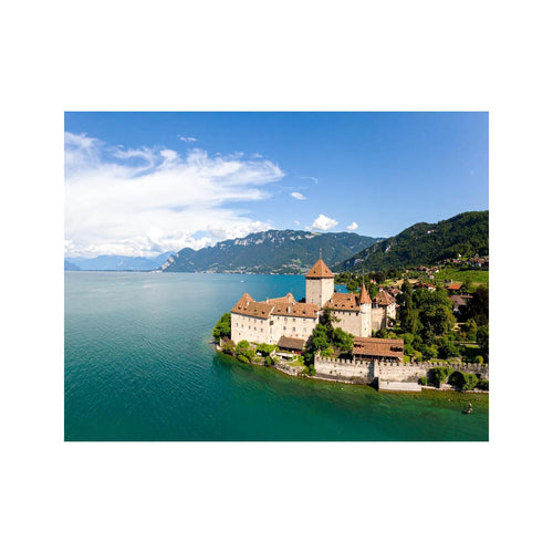 Wandbild Schloss Chillon Schweiz