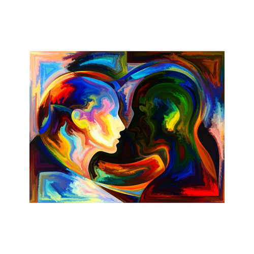 Wandbild Colorful Love 2
