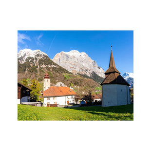 Wandbild Frybourger Alpen