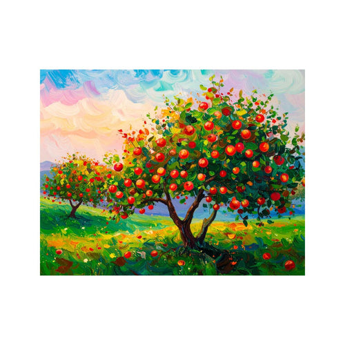 Wandbild abstrakt gezeichneter Ostbaum