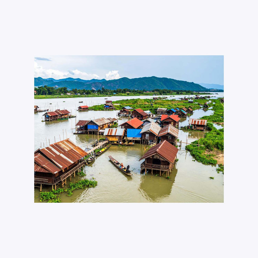 Wandbild Inle Lake  In Myanmar 1