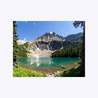 Wandbild Hidden Lake In Montana