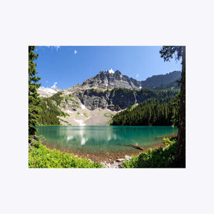 Wandbild Hidden Lake In Montana