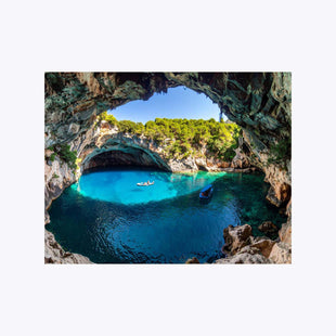 Wandbild Unterwasserhöhle 1