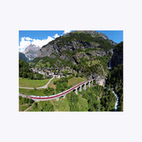 Wandbild Bernina Express 3