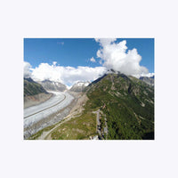 Wandbild Aletschgletscher Schweiz