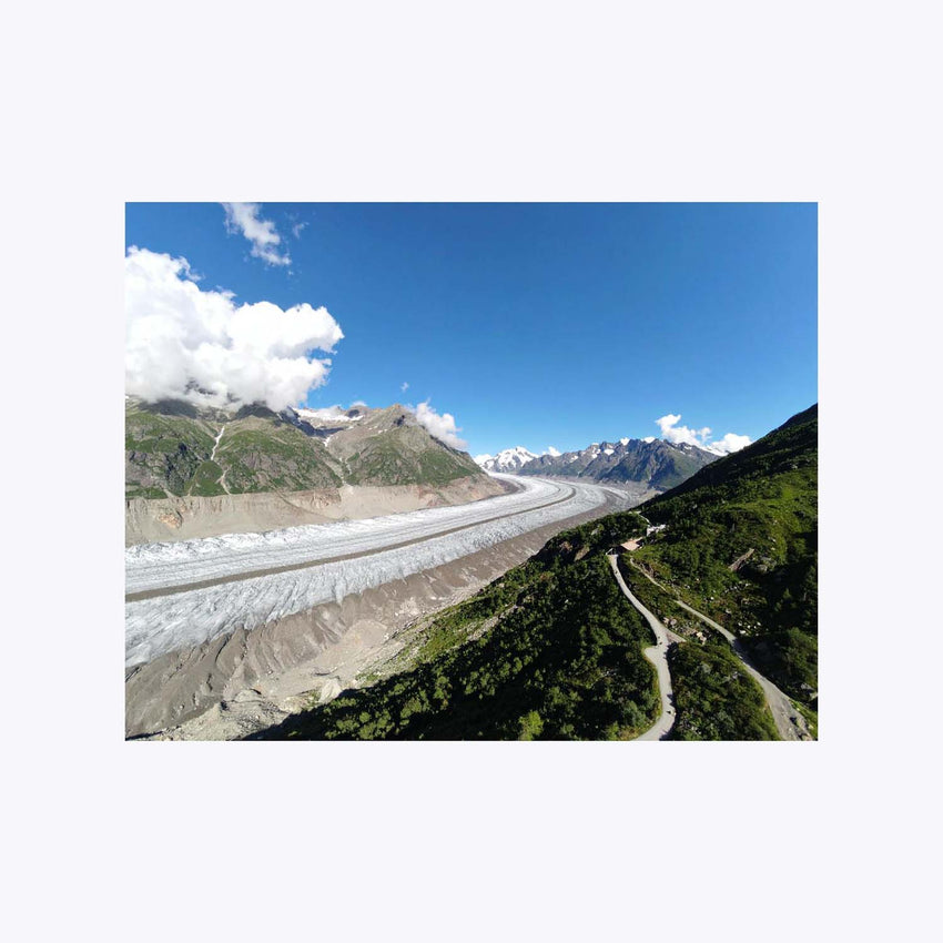Wandbild Aletschgletscher 2