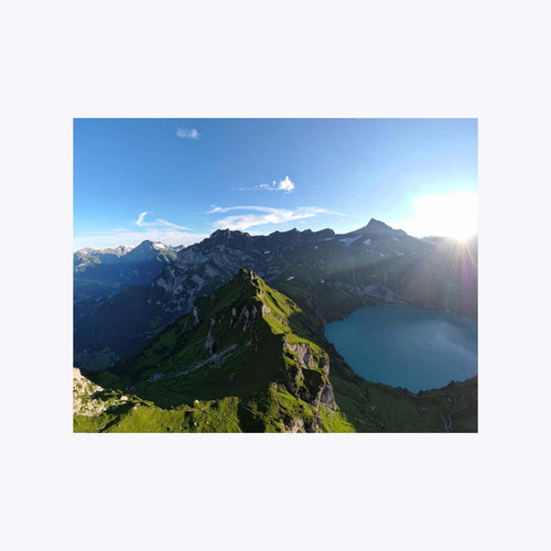 Wandbild Grosser Bergsee