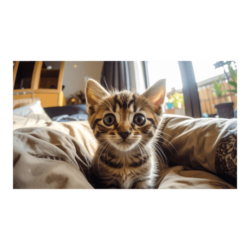 Wandbild Katzenbaby