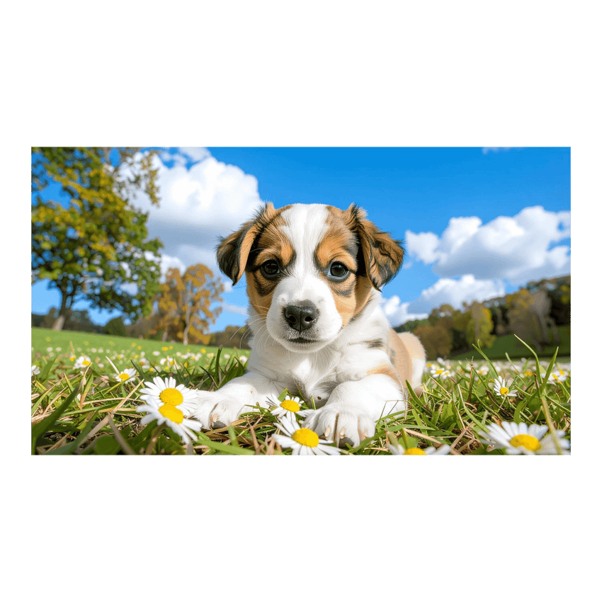 Wandbild Baby-Hund 1