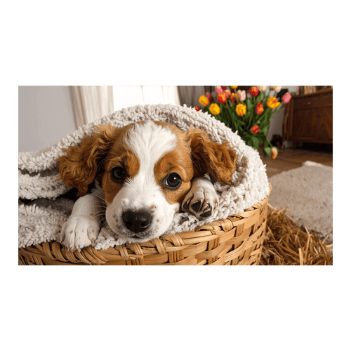Wandbild Baby-Hund 2