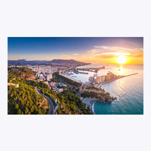 Wandbild Malaga