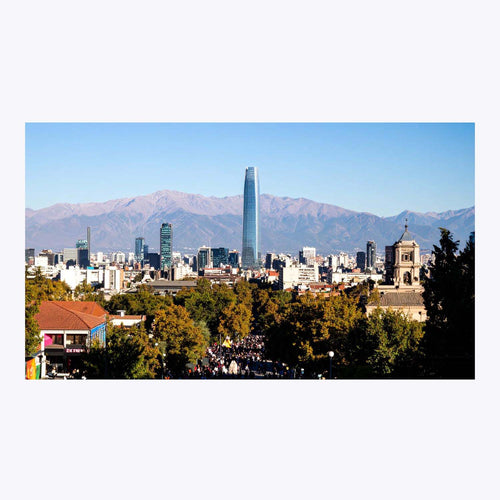 Wandbild Santiago de Chille 2