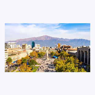 Wandbild Santiago de Chille