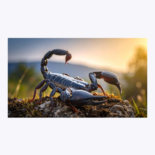 Wandbild Skorpion