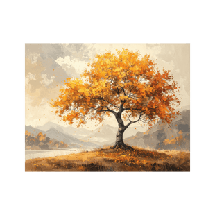 Wandbild Herbstlicher Baum 1