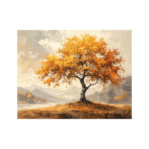Wandbild Herbstlicher Baum 1