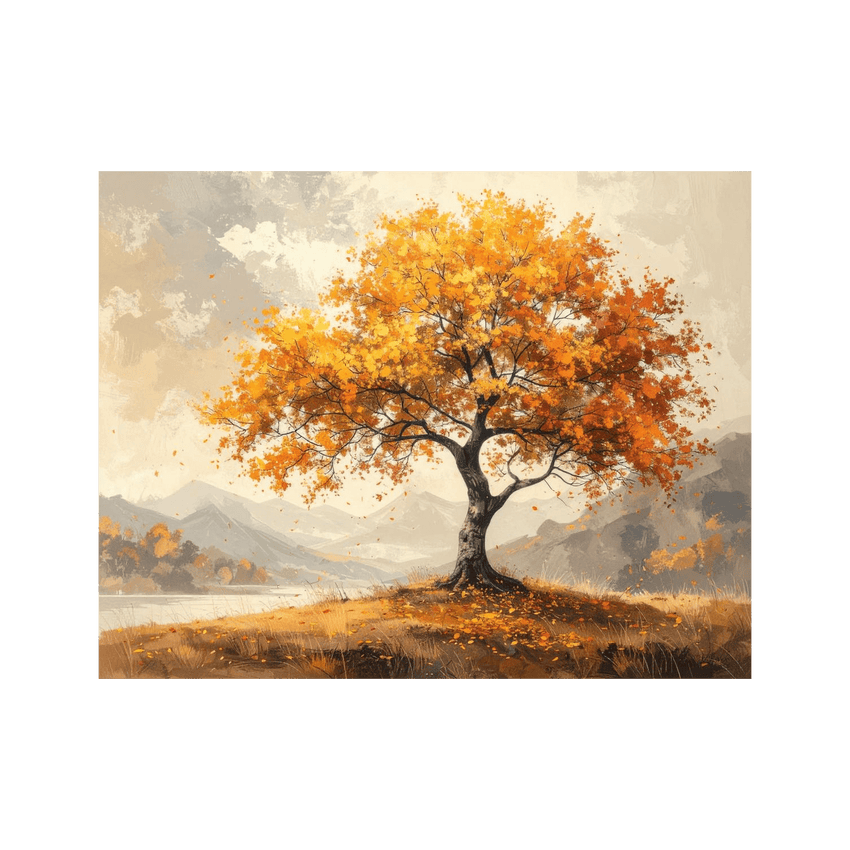 Wandbild Herbstlicher Baum 1