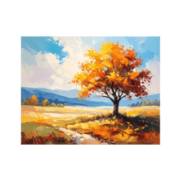 Wandbild Herbstlicher Baum 2