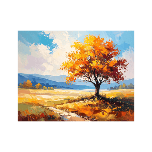 Wandbild Herbstlicher Baum 2