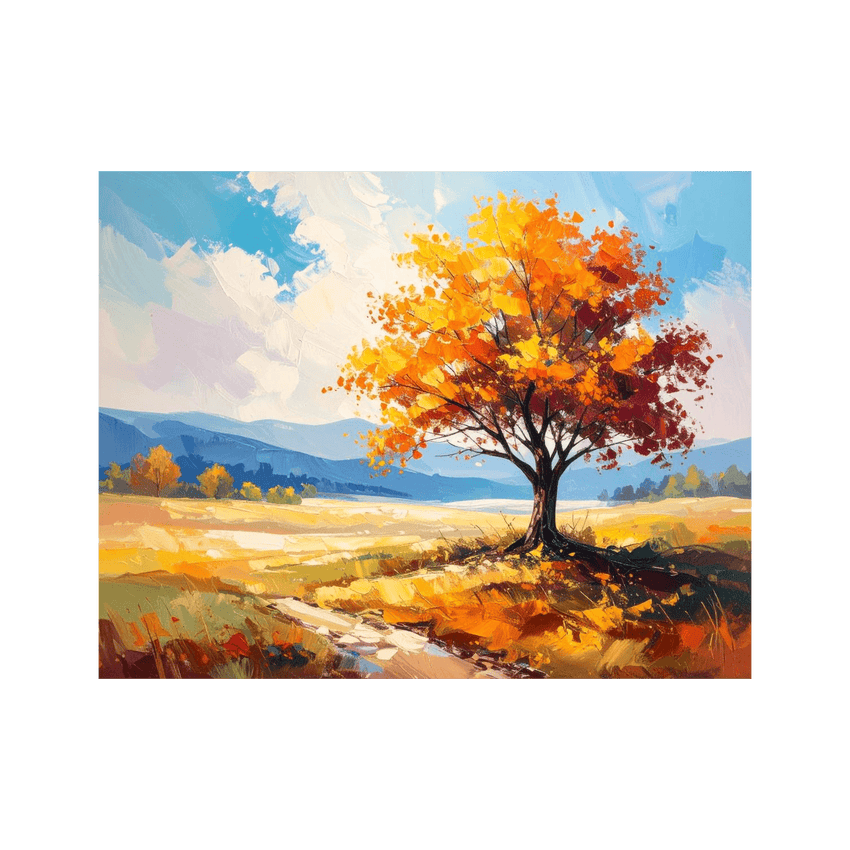 Wandbild Herbstlicher Baum 2