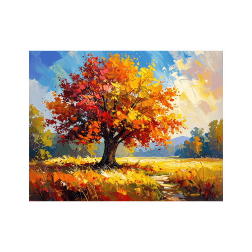 Wandbild Herbstlicher Baum 3