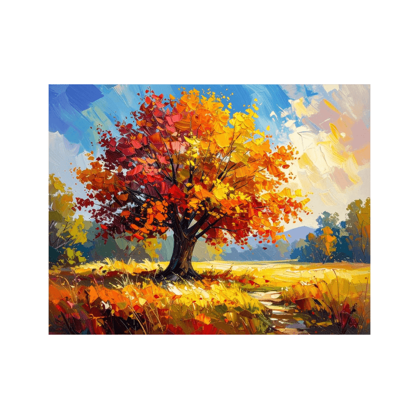 Wandbild Herbstlicher Baum 3