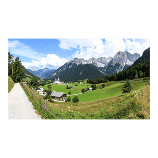 Wandbild Österreich