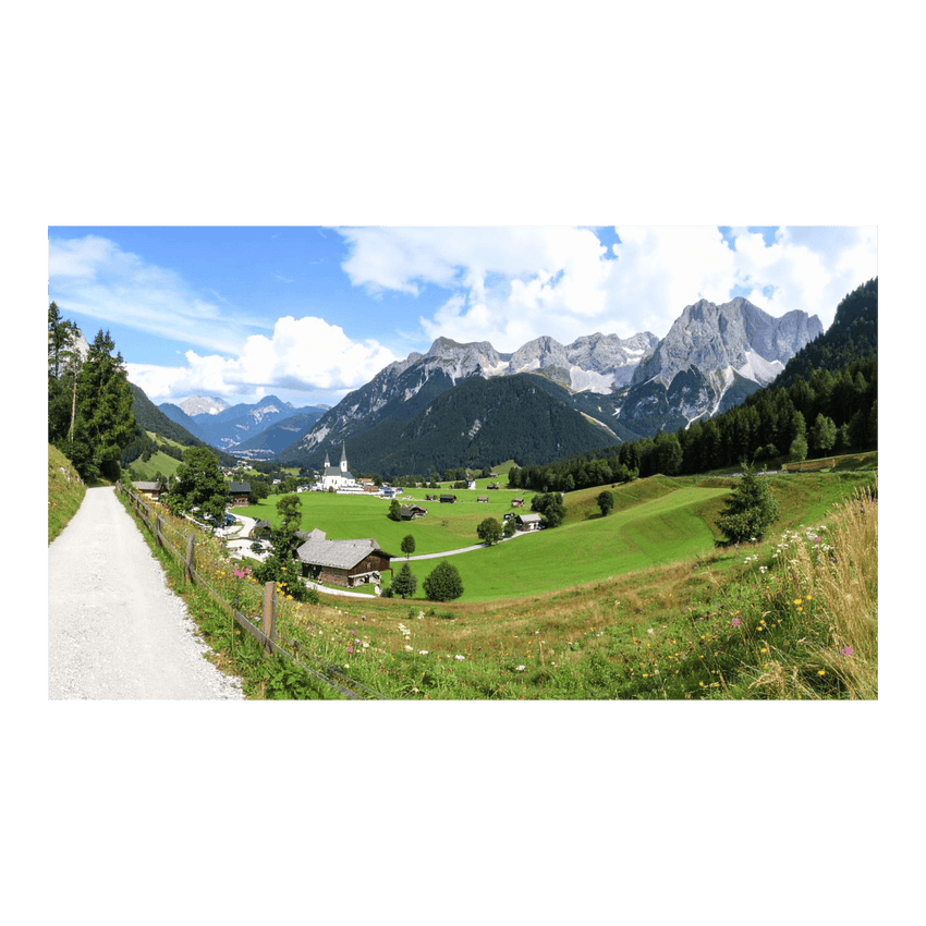 Wandbild Österreich