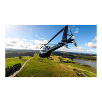 Wandbild Helikopter Flug