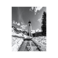 Wandbild Bündner Bergdorf 2