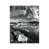 Wandbild Gletschersee 2