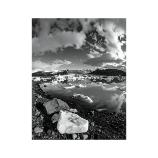 Wandbild Gletschersee 2