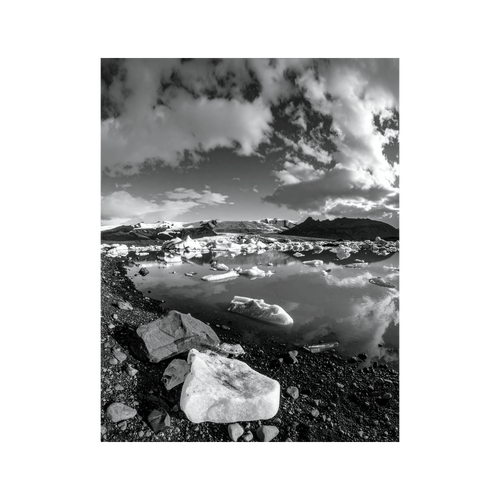 Wandbild Gletschersee 2