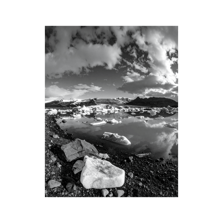 Wandbild Gletschersee 2