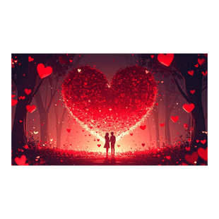 Wandbild Love 2