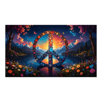 Wandbild Peace Illustration 1