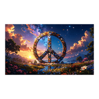 Wandbild Peace Illustration 2