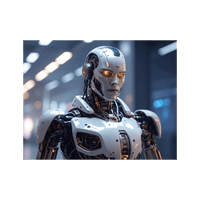 Wandbild Roboter 1